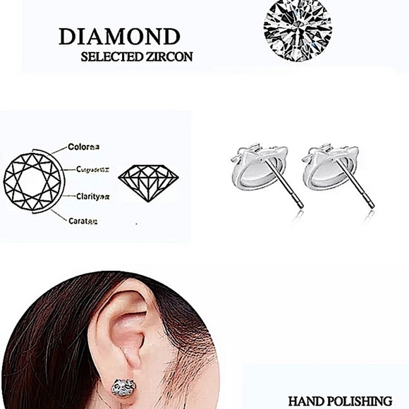 Hello Kitty Sterling Silver Handmade Matching Necklace Bracelet Earrings Set - Picture 6 of 11